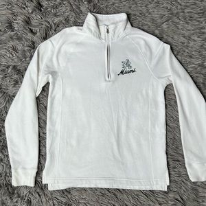 University of Miami Pullover 1/4 Zip Sweater